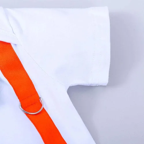 Vista 47 de IDOPIP Traje formal para bebé niño para el primer cumpleaños de Cake Smash con corbatín y tirantes y pantalones cortos para sesión de fotos
