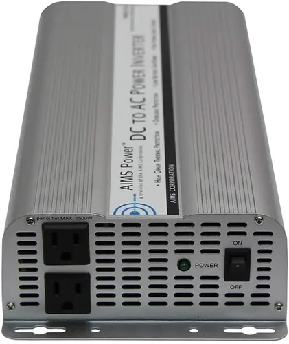 Vista 2 de AIMS Power 2500 vatios, sobretensión de 5000 vatios, tecnología de arranque suave, diseño compacto, económico