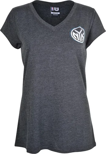 Vista 67 de Ultra Game Camiseta de mujer NBA Oficial con cuello en V y strass de manga corta