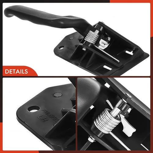 Vista 7 de A-Premium - Manija de puerta interior delantera o trasera izquierda del lado del conductor - Compatible con Chevy Silverado 1500 2500 3500 Tahoe