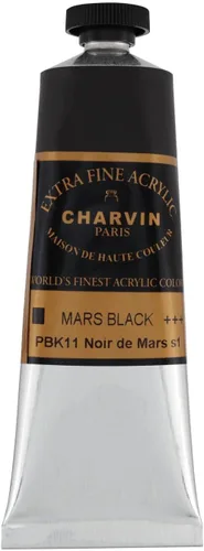 Vista 20 de Charvin Pintura acrílica profesional extrafina – verde absenta, tubo de 2.1 fl oz, pigmentos de triple fresado, resistente a la luz, pinturas