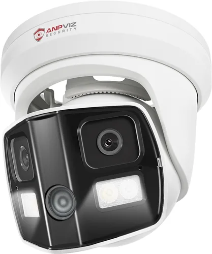 Vista 13 de Anpviz cámara IP dual del PoE de la lente de 4K 8MP, cámara panorámica