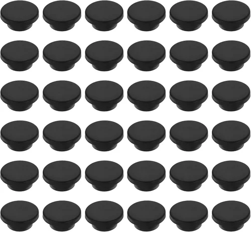 Vista 238 de MECCANIXITY - Tapones de silicona en forma de T (26mm, 1 pulgada de diámetro), color negro