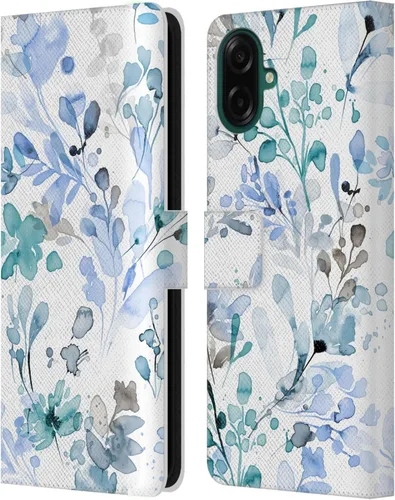 Vista 217 de Head Case Designs Officially Licensed Ninola Beige Wild Grasses Leather Wallet Case Compatible with Samsung Galaxy A07 4G