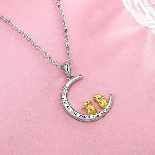 Vista 3 de Bolelis Girls Animal Necklace Gifts - Rabbit Wolf Sloth Flamingo Ladybug Mermaid Butterfly Unicorn Jewelry for Women Boys Teen Girls