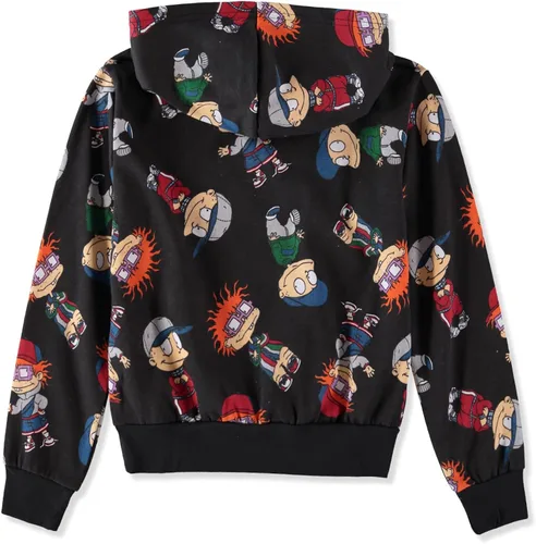 Vista 2 de Nickelodeon Sudadera con capucha para niños Rugrats con estampado completo