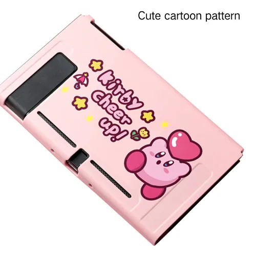 Vista 6 de PERFECTSIGHT Cute Protective Case for Nintendo Switch Kawaii Soft TPU Slim Cover Cartoon Hard Shell Dockable Case for NS Console and Joy-Con