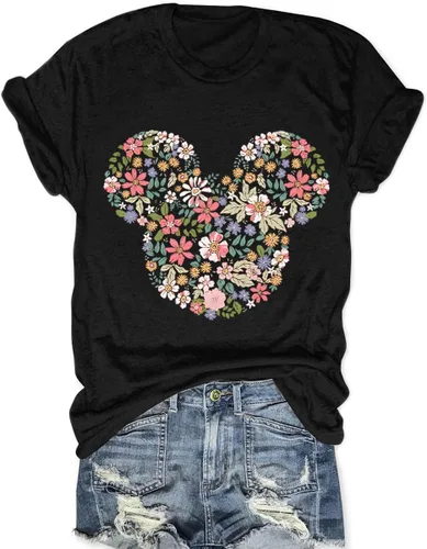 Vista 21 de Magic Kingdom Castle - Camisa de manga corta para mujer, estilo bohemio