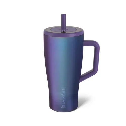 Vista 23 de BrüMate Era Vaso Térmico de 20 oz con Asa y Pajilla Vaso Térmico Aislante 100% A Prueba de Fugas con Tapa y Pajilla Hecho de Acero Inoxidable