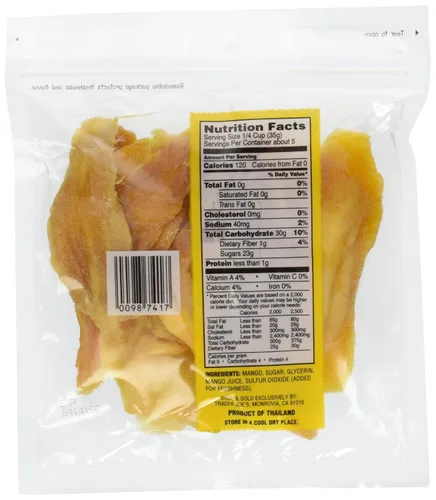 Vista 2 de Trader Joe's - Mango suave y jugoso de frutas secas, 6 onzas