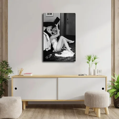 Vista 2 de Woman Drinking Prohibition - Póster de impresión vintage feminista de los años 20, lienzo de pintura en lienzo, arte de pared, impresión de imágenes