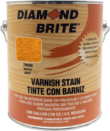 Vista 13 de Diamond Brite Paint 70300 Tinte de barniz de roble claro de 1 galón