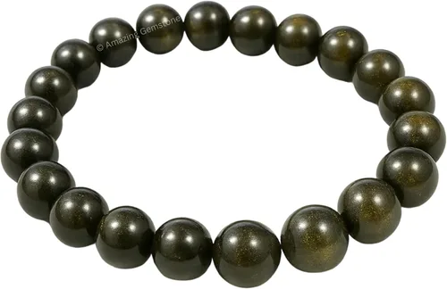 Vista 768 de Amazing Gemstone Crystal Bracelet for Women Men's Gifts - Protection Healing Crystal Bracelet - 8mm Gemstone Beaded Stretchable Bracelet Pulseras