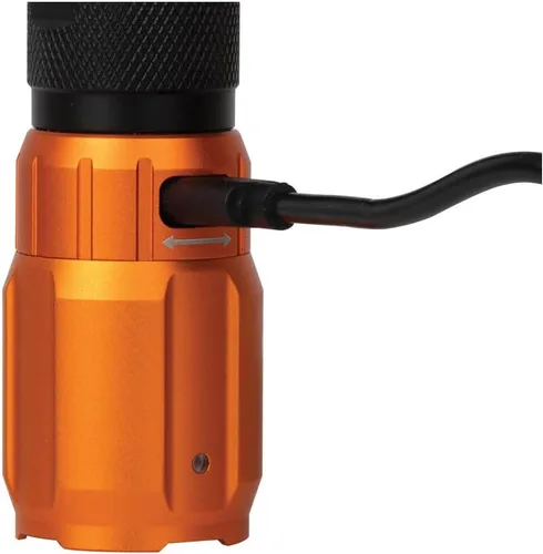 Vista 12 de KLEIN TOOLS 56413 Linterna LED recargable de 2 colores, funda, foco, reflector, LED rojo, 1000 lúmenes, cable USB, camping, caza