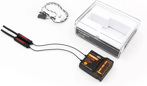 Vista 7 de HTLNUZD Flysky Paladin FS-PL18 EV Transmisor de control de radio, 2.4G 18 canales 3.5 pulgadas TFT pantalla táctil para RC FPV barco coche dron