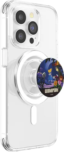 Vista 3 de Disney Alicia en el país de las maravillas Curiouser PopSockets MagSafe PopGrip para iPhone