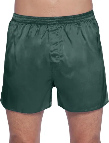 Vista 8 de INTIMO Boxers clásicos de seda para hombre Amatista
