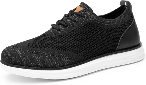 Vista 11 de Bruno Marc Men's Grand-02 KnitFlex Lightweight Walking Shoes Negro (black Monochrome)