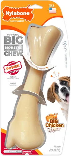 Vista 18 de Nylabone Big Chew Knuckle Bone Power - Juguete masticable para perros grandes, juguetes duraderos para masticadores agresivos, juguetes masticables