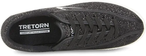 Vista 4 de TRETORN Zapatillas de lona con purpurina Nylite Sparkle para mujer