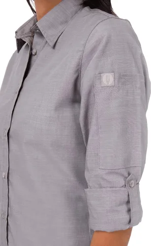 Vista 3 de Chef Works Camisa Chambray para mujer