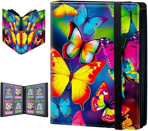 Vista 11 de Carpeta para tarjetas intercambiables, 4 bolsillos para tarjetas intercambiables, 160 bolsillos de doble cara, funda para tarjetas