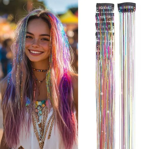 Vista 17 de Extensiones de cabello humano real con broches, 4.23 oz, 7 unidades, extensiones de cabello humano real con clip, de 14 pulgadas, rubio ceniza a