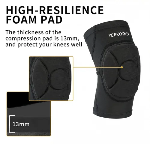 Vista 4 de Kids Knee Pads + Elbow Pads, Compression Support Sleeve with Thickened Pad, Breathable & Lightweight Protective Gear for Basketball Wrestling