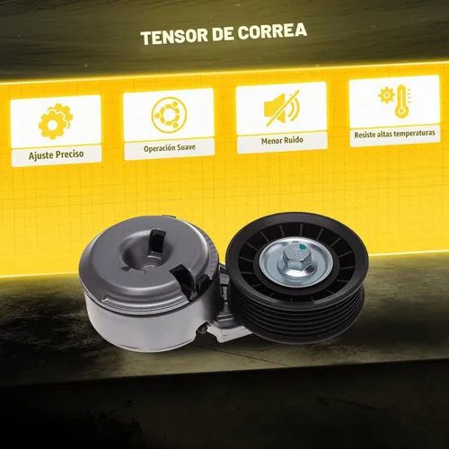 Vista 4 de TUCAREST 38102 (Para 4.0L) Juego de Polea Tensora de Correa de Accesorios Compatible con 1993-2000 Fo-rd Explorer, 94-00 Ranger, 1996-1997 Aerostar