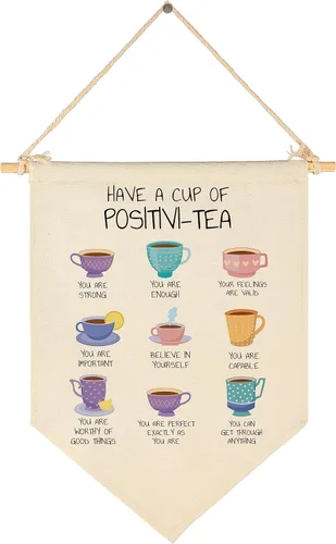 Vista 32 de Está Bien Cometer Errores - Banner de Educación en Salud Mental - Lona de Afirmaciones Positivas y Citas Decorativas para Maestros, Niños