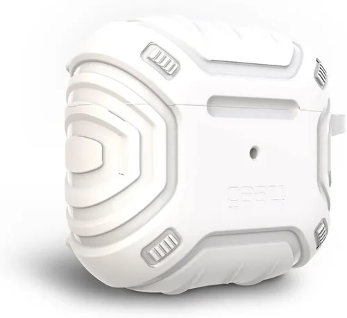 Vista 9 de Gear4 Apollo Snap - Funda para AirPods de 3ª generación, compatible con carga inalámbrica, llavero con mosquetón incluido, color negro