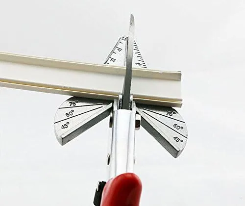 Vista 6 de Tubo de enlace troncal de PVC Multi ángulo Junta de inglete Cizalla Trim Cutter Herramientas de mano 45-90Degree TT45-120