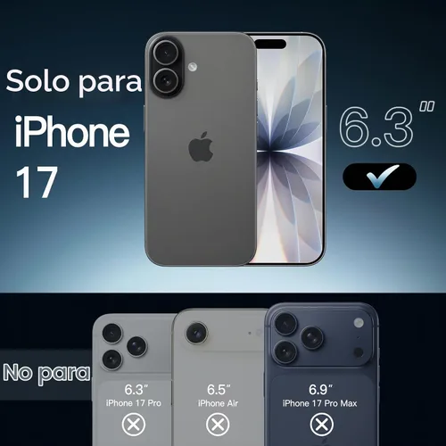 Vista 2 de JETech Funda magnética para iPhone 17, color negro