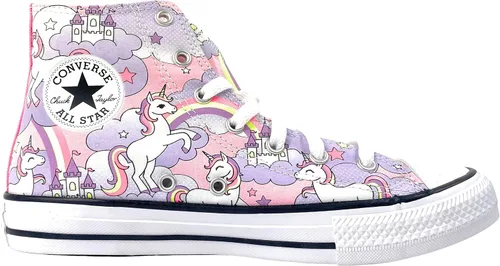 Vista 3 de Converse Chuck Taylor All Star High Top Tenis Neon Unicorn