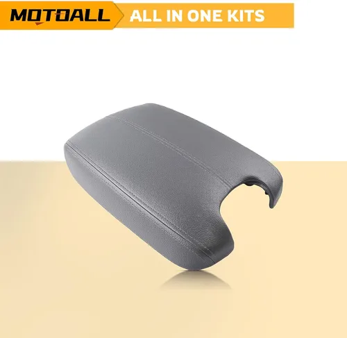 Vista 6 de MOTOALL Tapa de cuero para reposabrazos de consola central de automóvil, para Honda Accord 2008 2009 2010 2011 2012 Honda Accord cuero sintético
