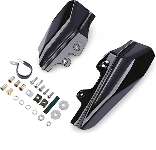 Vista 3 de Deflectores de aire de marco medio compatibles con Harley Touring Electra Street Glide Road King 2001-2008, kit de moldura de escudo térmico