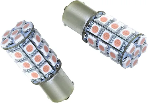 Vista 26 de PA 2 bombillas LED azules 13SMD 1156 para señal de giro, marcador lateral