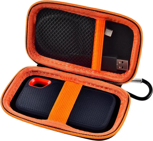 Vista 18 de PAIYULE Funda de disco duro para SSD portátil SanDisk Extreme y Extreme PRO Negro