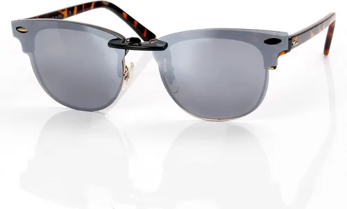 Vista 2 de Gafas de sol polarizadas CLIP-ON para Ray-Ban Clubmaster RB3016 (RX3016) 51X21