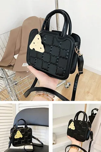 Vista 4 de Bolso bandolera para niñas pequeñas con asa superior