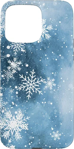 Vista 31 de Funda para iPhone 17 con diseño de copos de nieve con diseño de cristales helados
