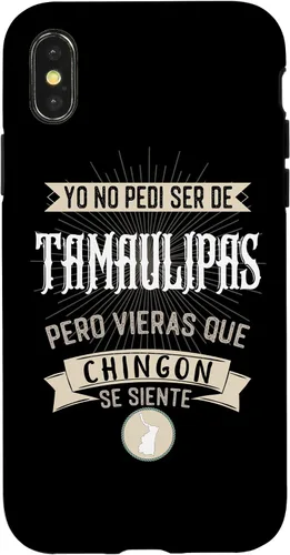 Vista 5 de Funda para iPhone 12 mini No Pedí Ser De Tamaulipas Pero Vieras Que Chingon Se Siente