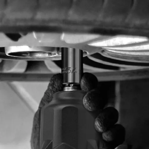 Vista 4 de AEROPRO TOOLS - Juego de llaves de vaso de impacto profundo de 1/2", 11 piezas 6 puntos, tamaños de 3/8 a 1 pulgada, acero Cr-V. Juego de enchufes