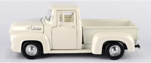 Vista 3 de Motor Max 1956 Ford F-100 Pick Up, blanco 73235AC - Coche de juguete a escala 1/24 fundido a presión