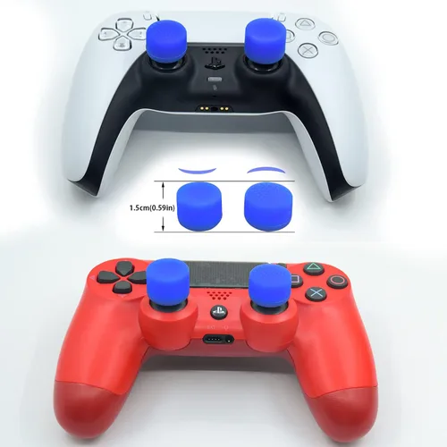 Vista 4 de Thumb Grip Controller Gamepad Raised Antislip Thumb Stick Grips Thumbsticks Joystick Cap for PS54,Switch Pro Controller-Precision