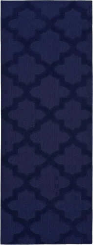 Vista 17 de Alfombra de Área Garland Rug Quatro Negra de 3' x 5' con Diseño de Enrejado Cut-Loop - Suave, Cómoda, Elegante y Económica en un Hermoso Color Negro