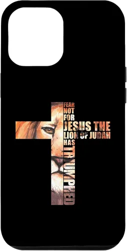 Vista 6 de iPhone 15 León Judá Jesús Cruz Cristo versos de la Biblia Fe Iglesia Caso
