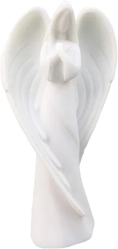 Vista 9 de Artgenius Estatua antigua de ángel guardián rezando, figura de ángel conmemorativo de 8.8 pulgadas y escultura para recuerdo, decoración, regalo