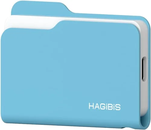 Vista 11 de Hagibis Carcasa SSD, estilo carpeta USB 3.2 Gen2 10Gbps a NVMe PCI-E M.2 SSD, carcasa de disco duro externo M.2 para MacBook, laptop, iPad, Android