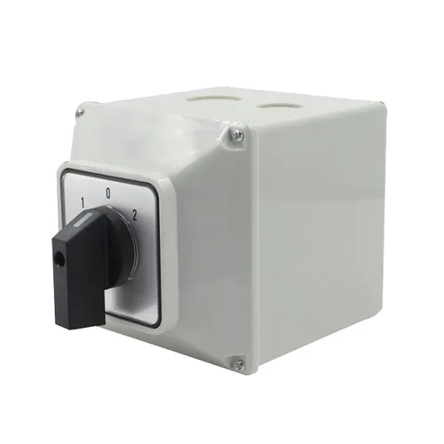 Vista 6 de Interruptor selector de cambio universal, con caja impermeable, 3 posiciones 12 terminales, interruptor de transferencia de energía, generadores